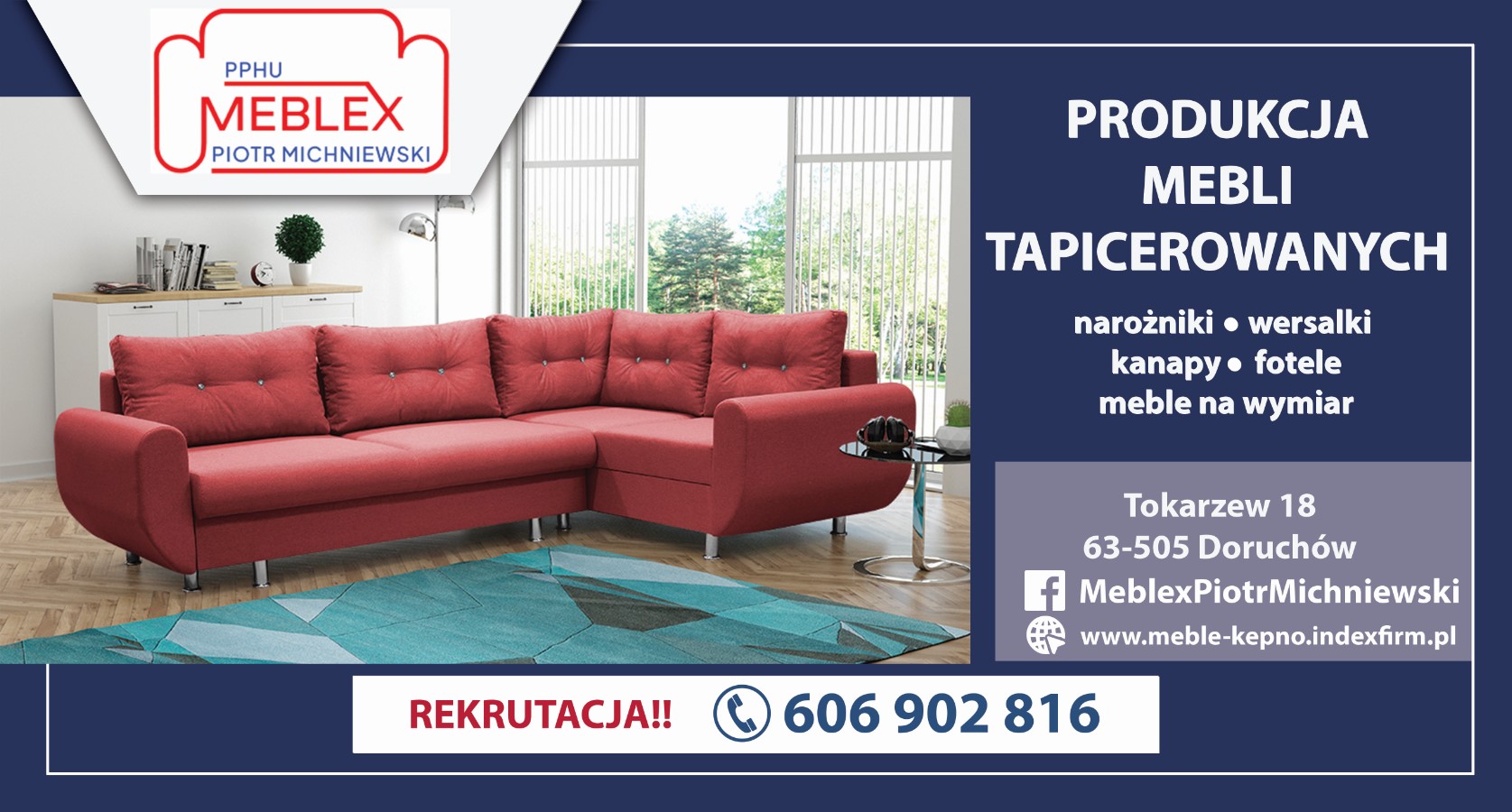 tapicerowane sofy, wersalki, kanapy KĘPNO